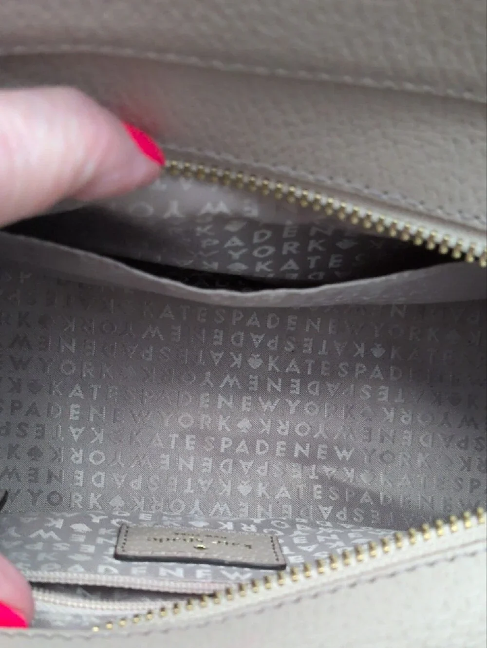 kate spade structured leather